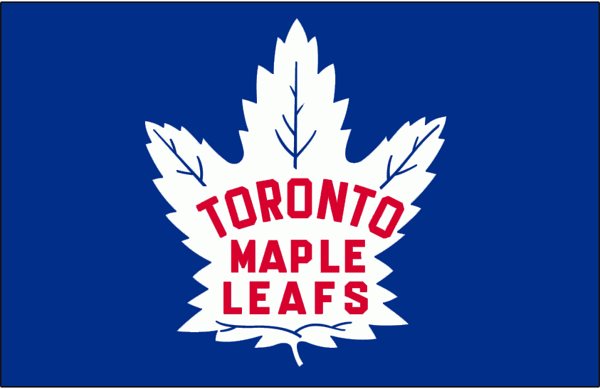 Toronto Maple Leafs 1945 46-1947 48 Jersey Logo iron on paper